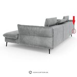 Бархатный угловой диван-кровать валентина (besolux)