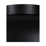 Black ceiling light (none) (incomplete, hall sample)