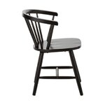 Резиновый деревянный стул черный меган (jella &amp; jorg)