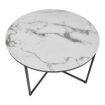 Kafijas galdiņš marmora imitācijai (antigva)