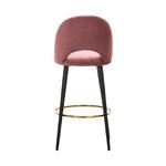 Барный стул из розового бархата (rachel)