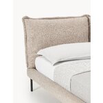 Beige Upholstered Bed (A)200x200