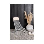 Masīvkoka dizaina dārza krēsls paula (uzņēmuma dizains) neskarts