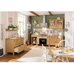 Brown solid wood worktop (oslo) (width 150cm)