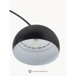 Melna grīdas lampa (bowie) ar kosmētiskiem defektiem