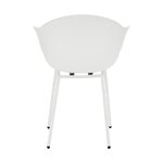 White garden chair (claire) intact
