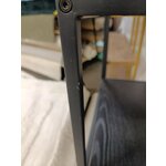 Musta metallihylly seaford (actona) 114x77 kosmeettisia vikoja