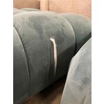 Modulaarinen sohva (bellis) petrooli, sametti, paremmassa kunnossa, kosmeettisilla virheillä.