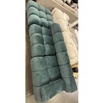 Modulaarinen sohva (bellis) petrooli, sametti, paremmassa kunnossa, kosmeettisilla virheillä.