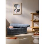 Grey Blue Upholstered Bench (Alto)