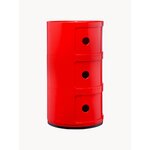 Punane Disain Öökapp Componibili (Kartell)