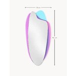 Зеркало необычной формы для стены (Melia)