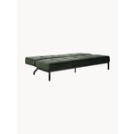 Žalioji aksominė miegamoji sofa