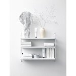 Белая настенная полка String Pock (мебель String Furniture)