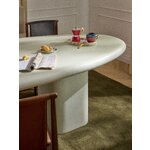 White oval dining table (anaya)