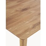 Light brown solid wood dining table (Archie) 160x90