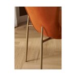 Orange Velvet Chair (Tess)