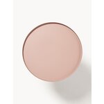 Beige round metal coffee table sverre (white label) intact