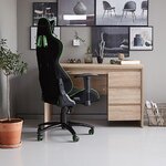 Black-green office chair (lamdrup)