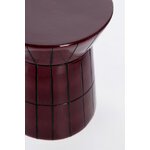 Журнальный столик бордового цвета (Abbes)