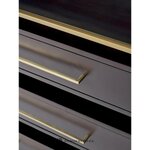 Brown designer chest of drawers (lyle) in good condition