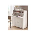 White solid wood cabinet cabinet