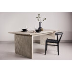 Ruokapöytä (ruostumaton teräs)