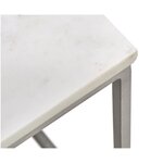 Gaišs marmora kafijas galdiņš (alys)