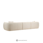 Rapallo-kulmasohva - Beige kangas / Vasen