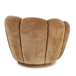 Mustard-colored armchair (Tulip)