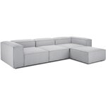 Gray module corner sofa (flight)