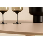 Круглый обеденный стол бежевый (glade)