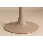Круглый обеденный стол бежевый (glade)