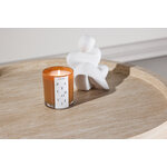 Beige side table (slatted) ⌀60