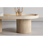Beige sohvapöytä (krille) 120x60