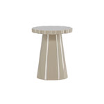 Side table beige (curly) ⌀45