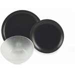 Черно-белый набор посуды contempora (галилео) 18 предм.
