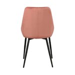 Pink velvet chair sierra 