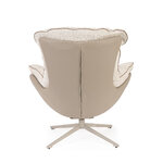 Smėlio spalvos pasukamas fotelis (Armela)