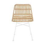 Brown and white garden chair (costa)