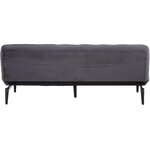 Dark gray sofa bed hayley (fabāle)