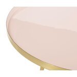 Rožinio aukso kavos staliukas (amalia)