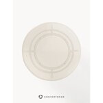 Valge ümmargune aia söögilaud (kumi) d=70 iluveaga