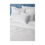 White organic cotton satin pillowcase prestige (royfort) 40x80 whole
