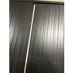 Juoda medžio masyvo spintelė „Avourio“ (medinė)