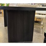 Dark oval dining table (grönvik) 100x220 whole
