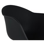 Mustanruskea tuoli (claire) ehjä, laatikossa