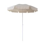 Пляжный зонт от солнца бежевый (dacore) d=180 неполный