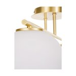 Бело-золотой потолочный светильник (атланта)