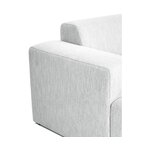 Light gray corner sofa melva